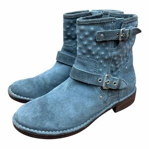 UGG Australia Fabrizia women size 7 Chestnut Suede Western Ankle Booties Boots